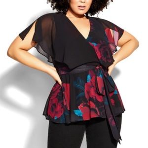 Plus size CITY CHIC Amelia Top